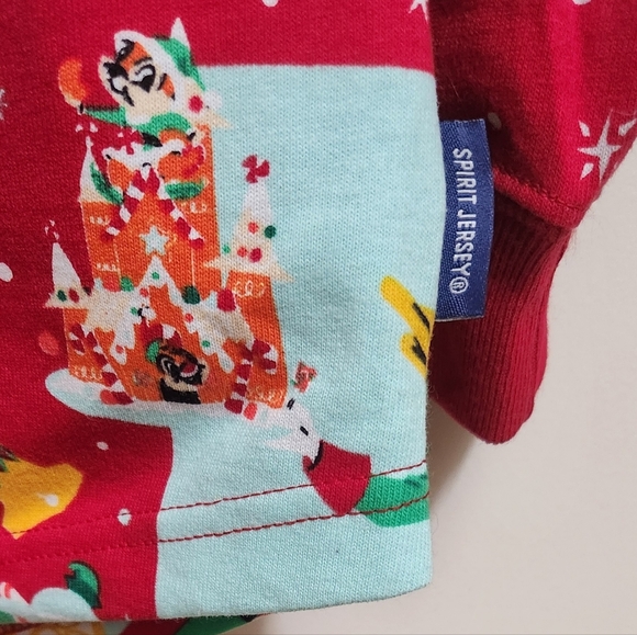 *NWT* Walt Disney World Parks Red XS Christmas Mickey Minnie Goofy Spirit Jersey - Picture 11 of 12